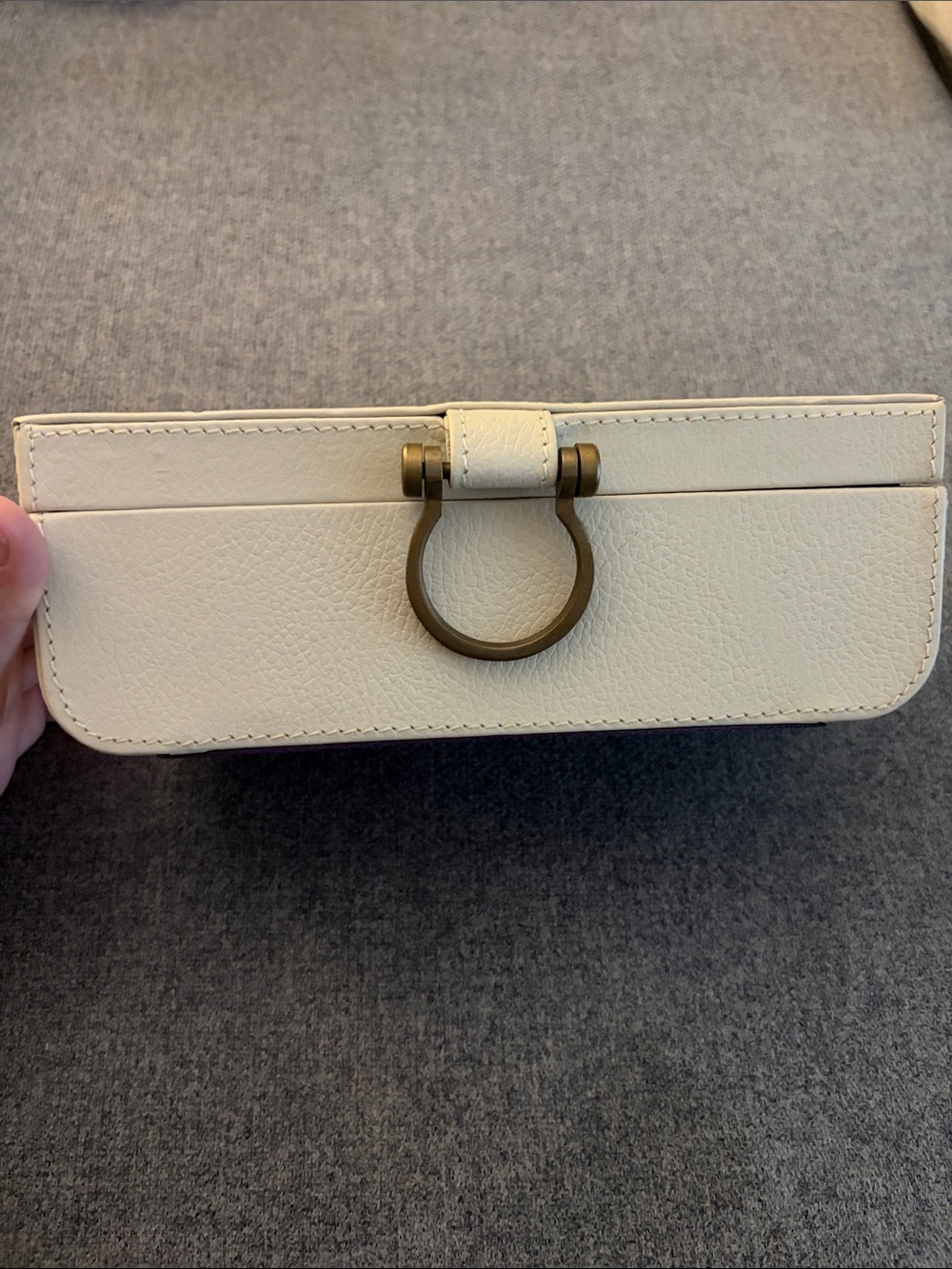 Pottery Barn Cream Jewelry Box